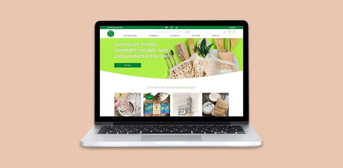 Eco Online Shop Website Design