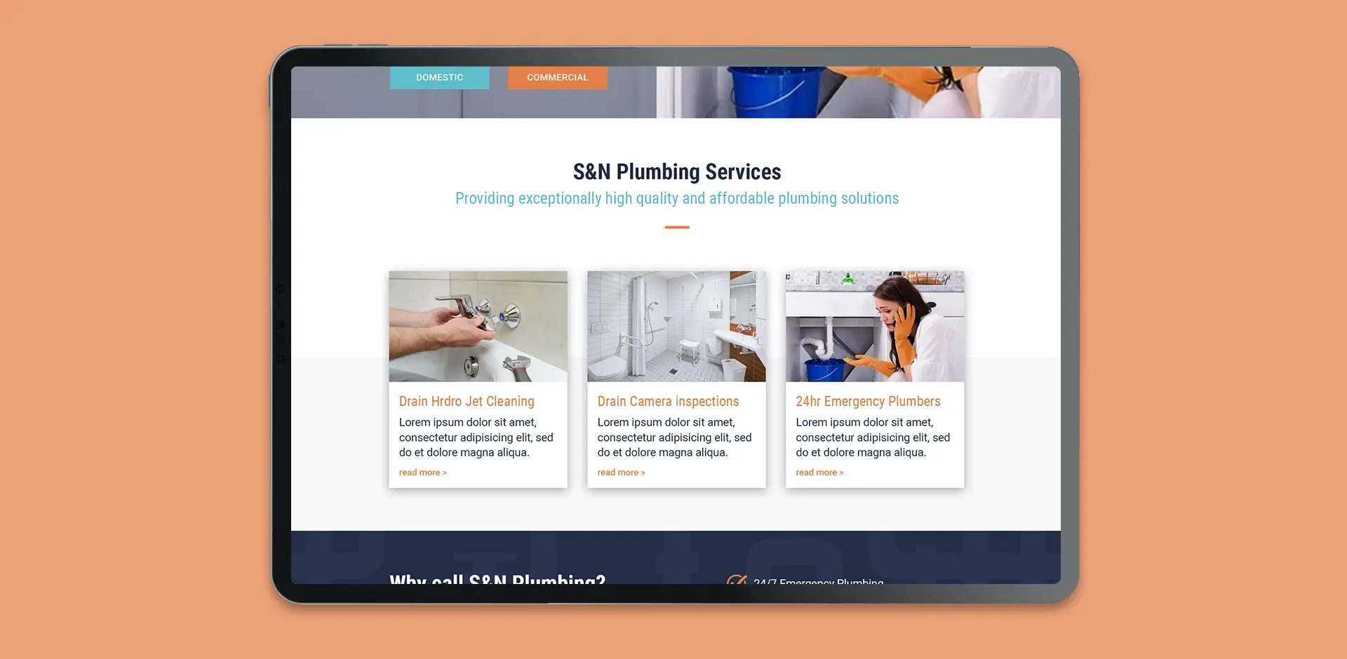 S&N Plumbing - Website